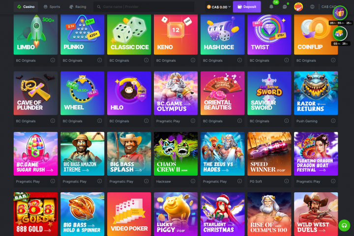 Discover the Excitement of BC.Game Crypto Casino 1